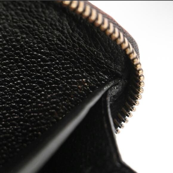 Louis Vuitton Empreinte Leather Black Zip Around Wallet — Monogram Embossed - Picture 7 of 11
